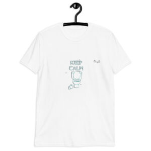 Camiseta unisex keep calm wc